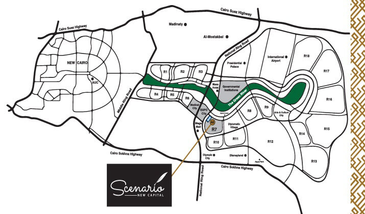 تملك بنتهاوس بأول قسط بأرقى موقع بكمبوند سيناريو