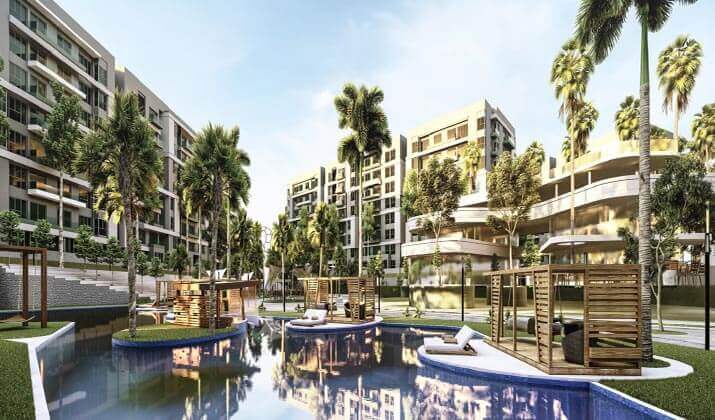 شقق كمبوند سين 7 العاصمة الادارية الجديدة للبيع بمساحات متنوعة سارع بالحجز الان