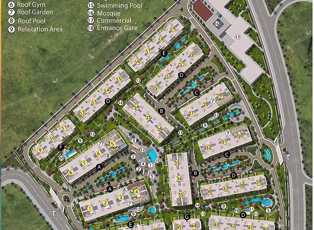 للبيع شقق كمبوند سيناريو العاصمة الادارية الجديدة أغتنم فرصة السكن الراقى